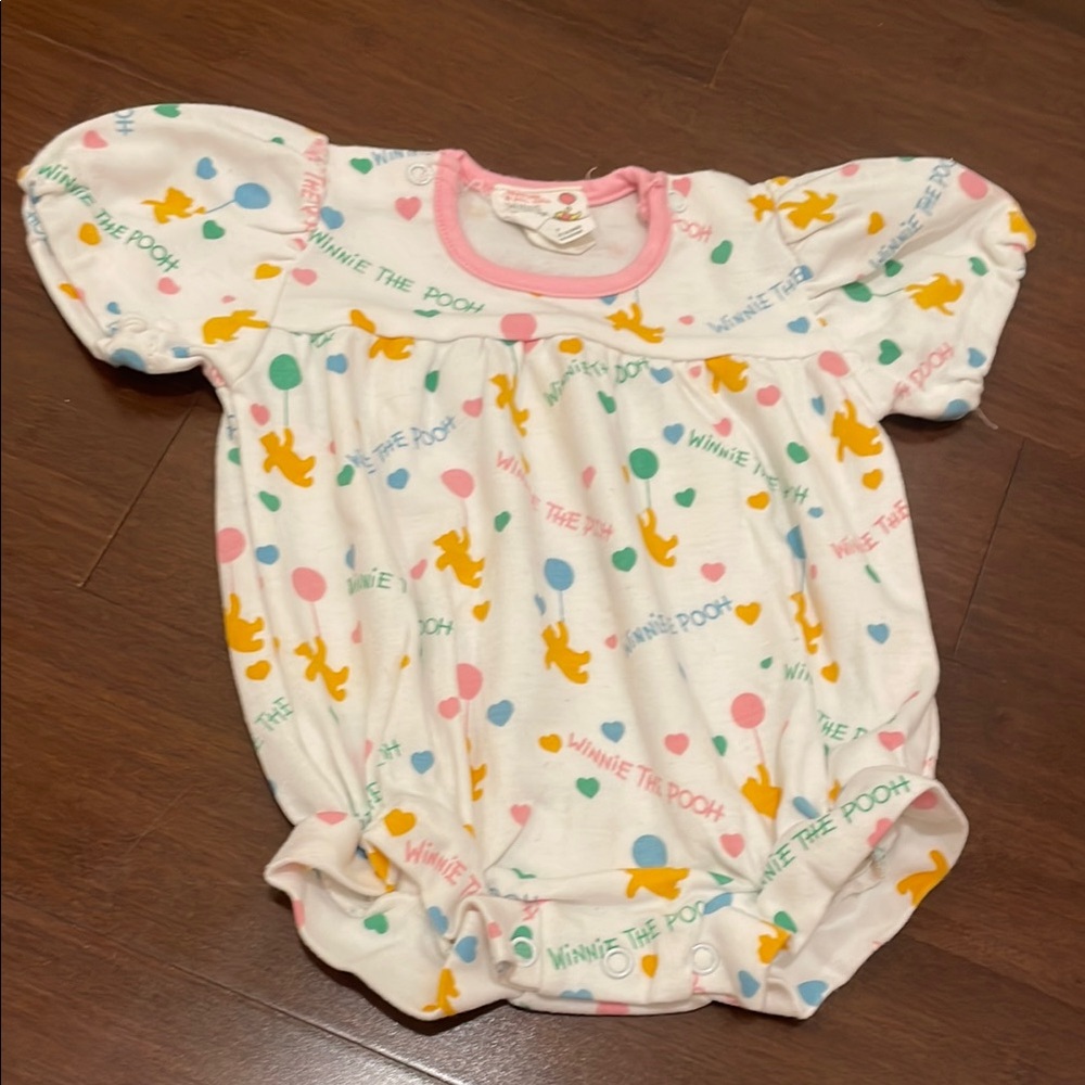 ❌Disney Winnie the Pooh Bodysuit - White, Pink, Yellow, Green, Blue